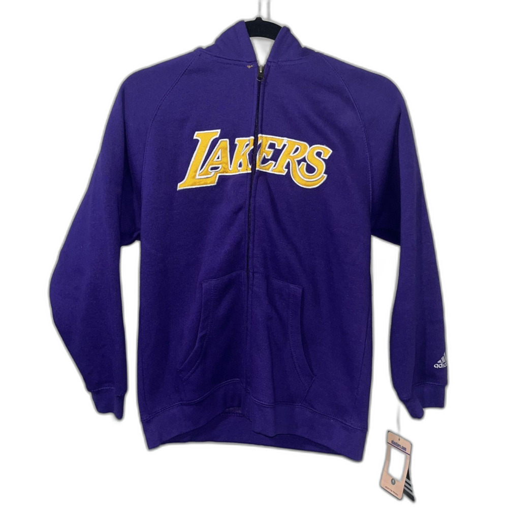 NWT Adidas Lakers Zip-up Hoodie Men's Medium